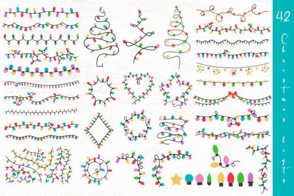 Download Christmas Lights SVG PNG Vector Bundle - Premium Resources