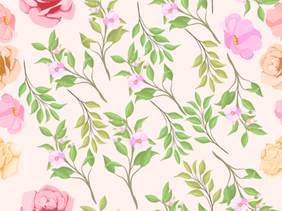 Download Seamless Pattern Floral Vector Templates - Vector Collection