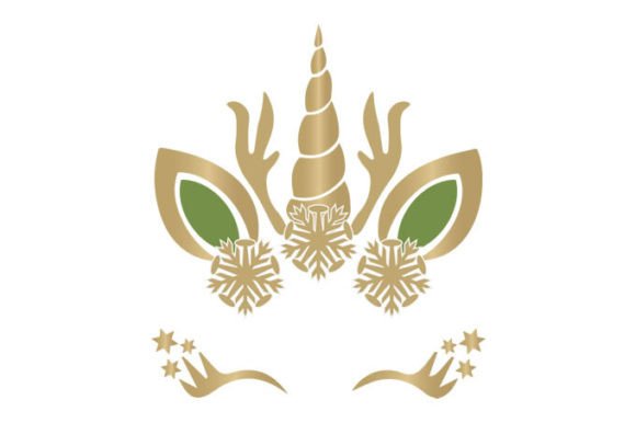 Download Merry Christmas Unicorn, Vector Designs - Vector Collection