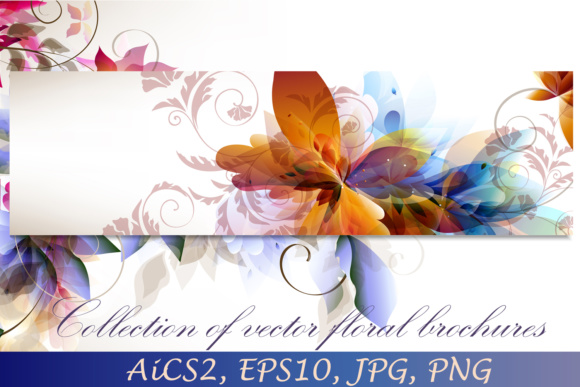 Download A Collection of Vector Floral Templates - Vector Collection