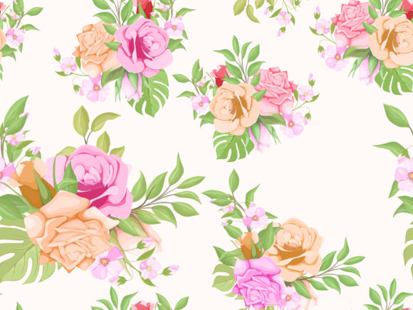 Download Seamless Pattern Floral Vector Templates - Vector Collection
