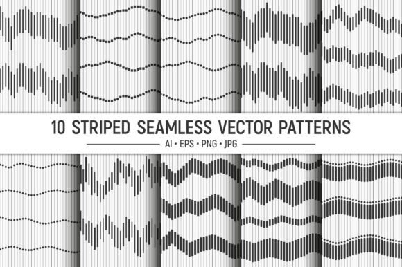 Download 10 Striped Seamless Vector Patterns - Vector Collection