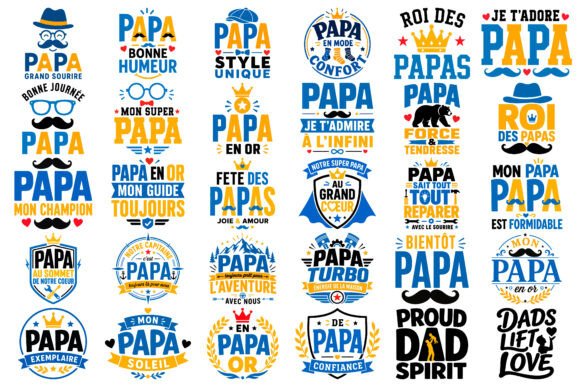 Download Multilingual Papa Typography Vector Bund - Premium Resources