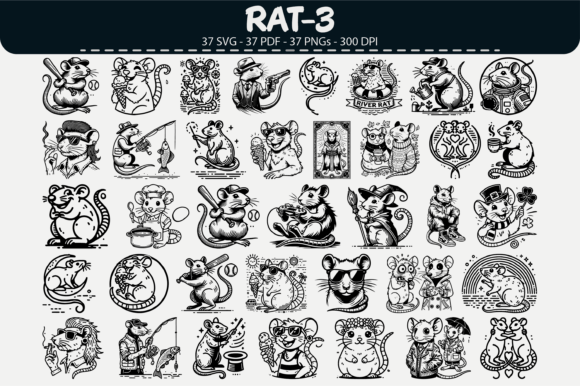 Download Rat Vector Clipart – 37 Designs - Vector Collection