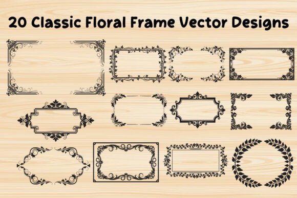 Download Classic Floral Frame Vector Designs - Vector Collection